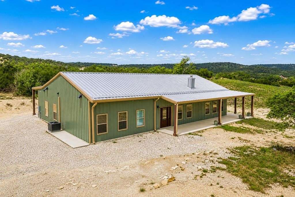 6.82 Acres of Land with Home for Sale in Center Point, Texas