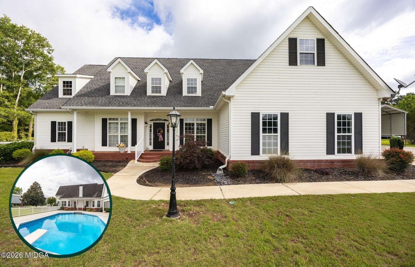 6.44 Acres of Land with Home for Sale in Macon, Georgia
