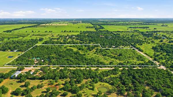 28.5 Acres of Recreational Land with Home for Sale in Cisco, Texas