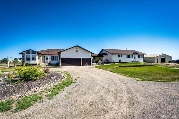 40.5 Acres of Land with Home for Sale in Bennett, Colorado