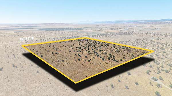 36 Acres of Recreational & Residential Land for Sale in Lancaster, California