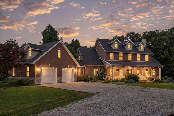 8.82 Acres of Land with Home for Sale in Aurora, Missouri