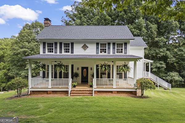 13.1 Acres of Land with Home for Sale in Dacula, Georgia