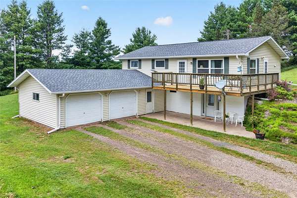5 Acres of Land with Home for Sale in Shell Lake, Wisconsin