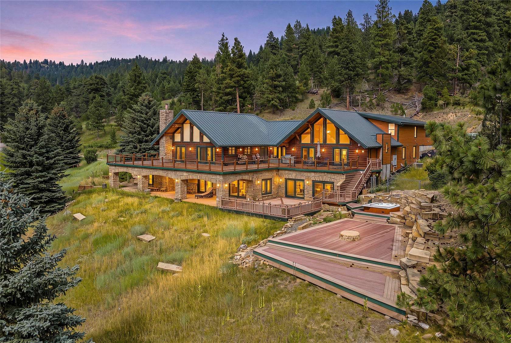 40 Acres of Recreational Land with Home for Sale in Clancy, Montana