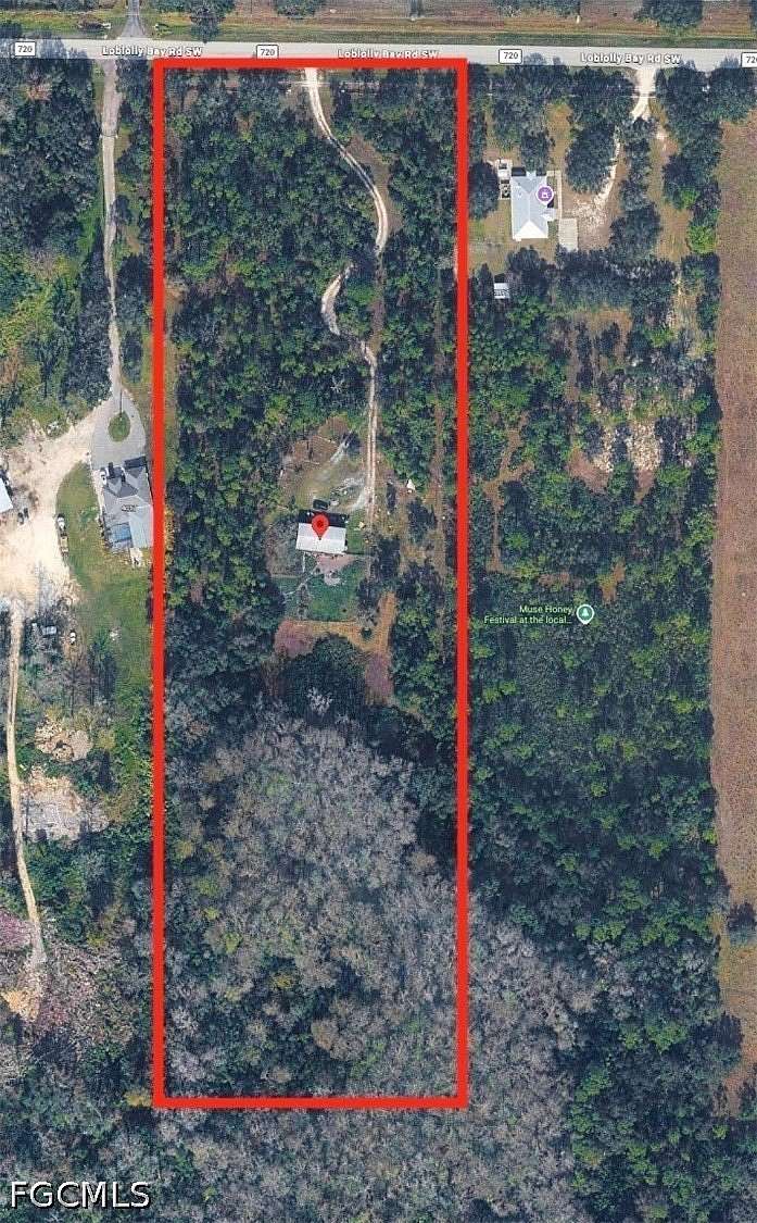 9.6 Acres of Land with Home for Sale in LaBelle, Florida