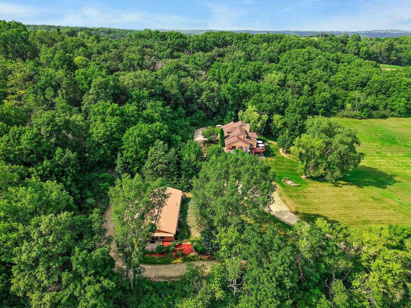 39 Acres of Land with Home for Sale in Black Earth, Wisconsin