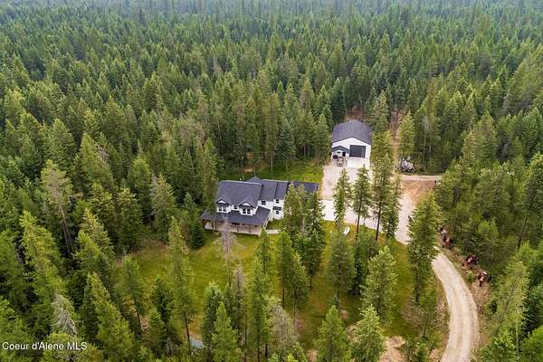 10 Acres of Land with Home for Sale in Spirit Lake, Idaho