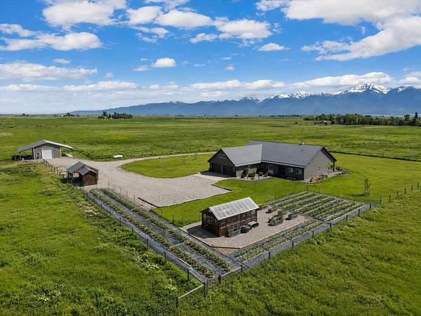 77.2 Acres of Agricultural Land with Home for Sale in Charlo, Montana