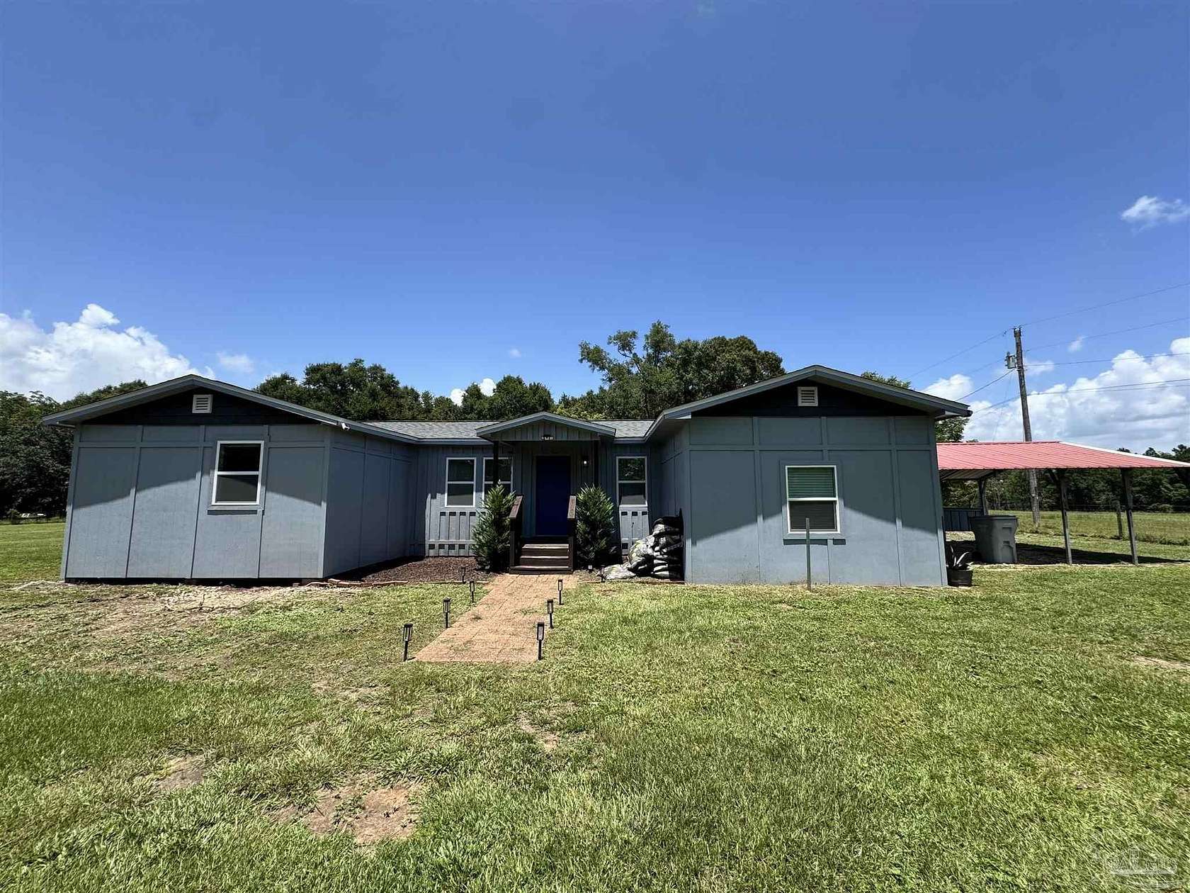 1.58 Acres of Land with Home for Lease in Milton, Florida