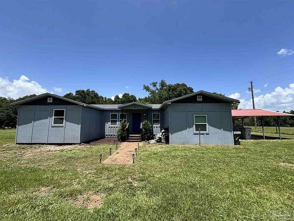 1.58 Acres of Land with Home for Lease in Milton, Florida