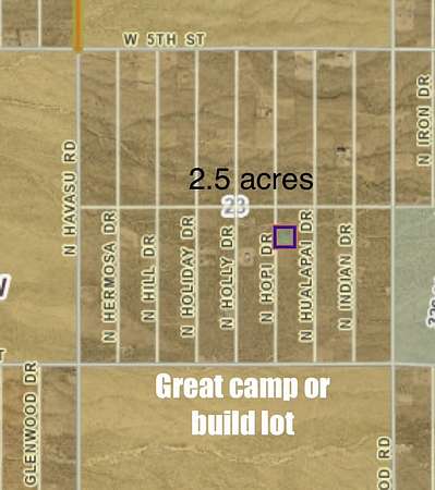 2.5 Acres of Residential Land for Sale in Dolan Springs, Arizona