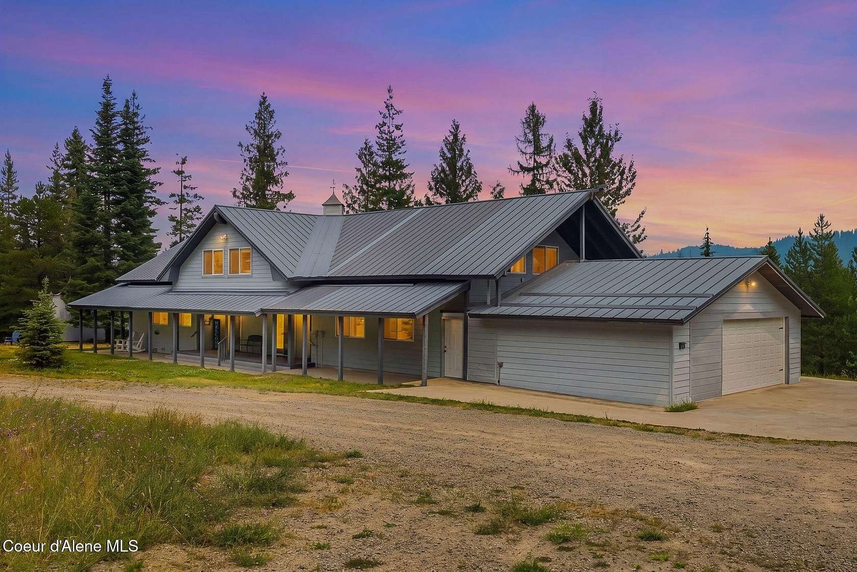 20.5 Acres of Recreational Land with Home for Sale in Coolin, Idaho