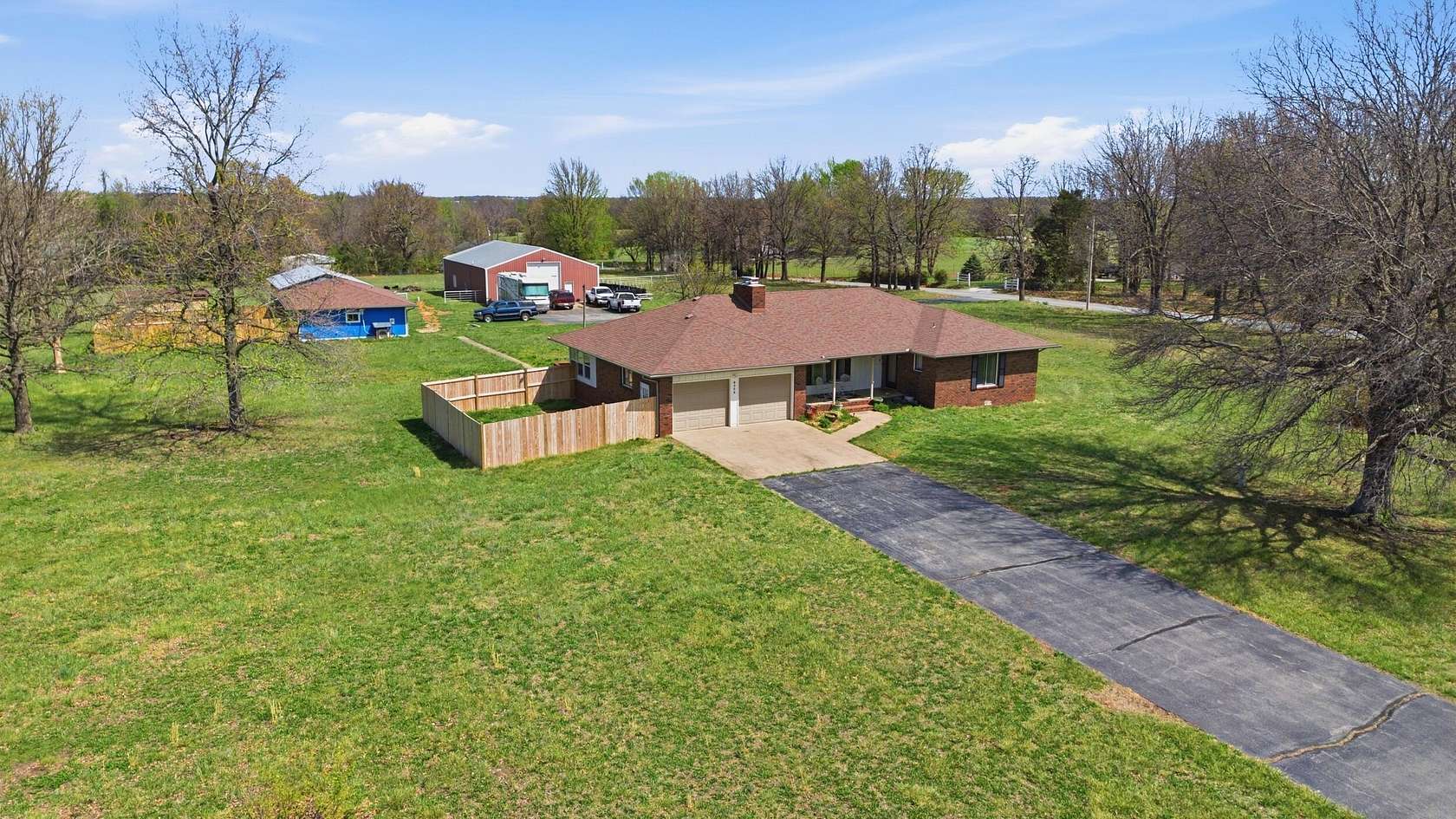 4.63 Acres of Land with Home for Sale in Monett, Missouri