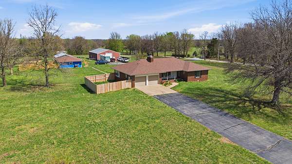 4.63 Acres of Land with Home for Sale in Monett, Missouri