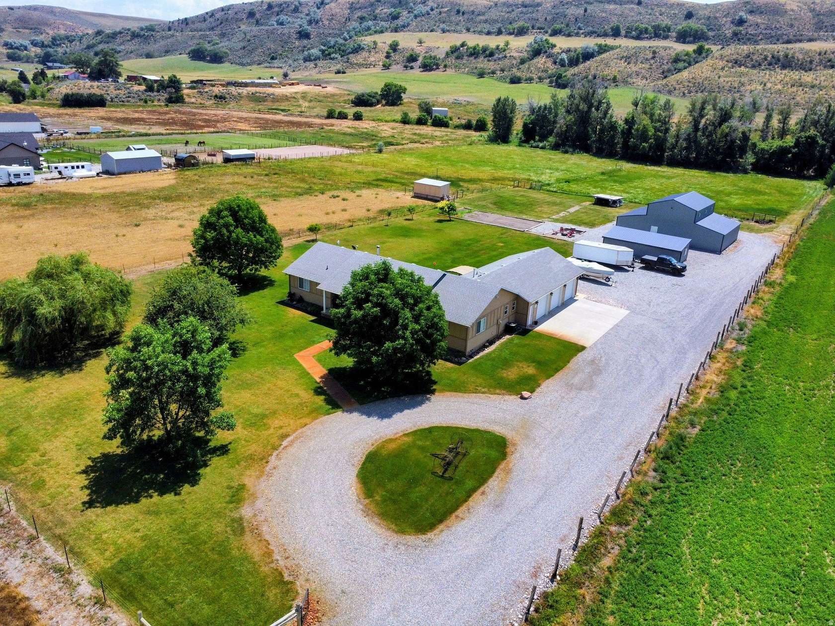 11.2 Acres of Land with Home for Sale in Preston, Idaho
