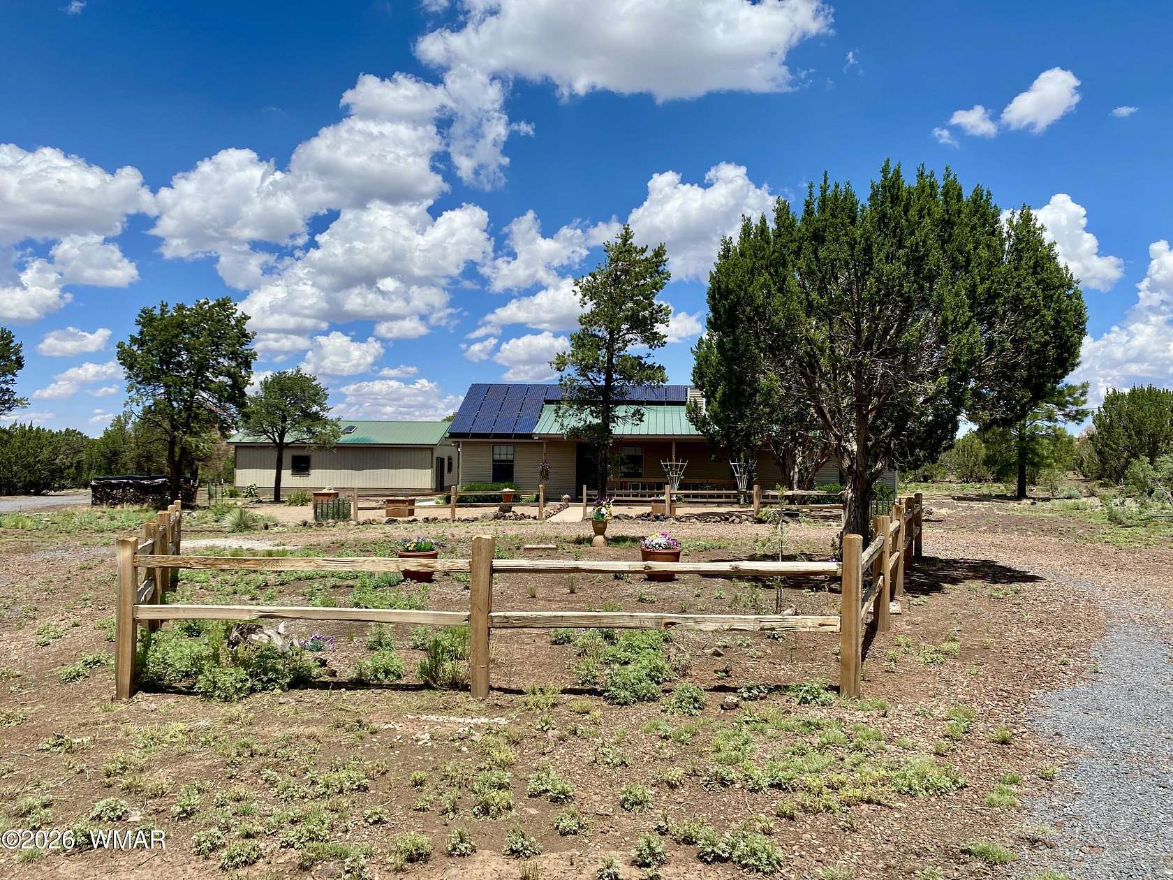 5.17 Acres of Land with Home for Sale in Vernon, Arizona