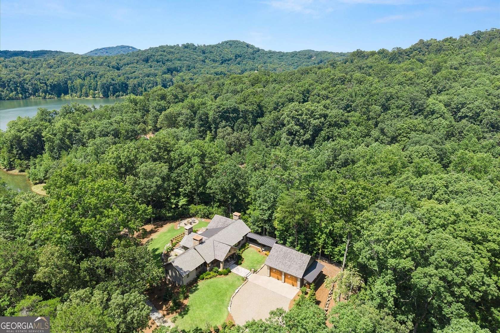 13 Acres of Land with Home for Sale in Cleveland, Georgia