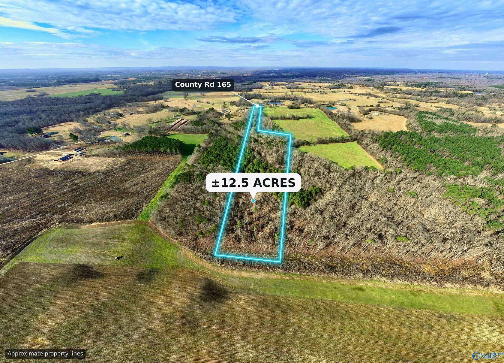 12.5 Acres of Land for Sale in Moulton, Alabama