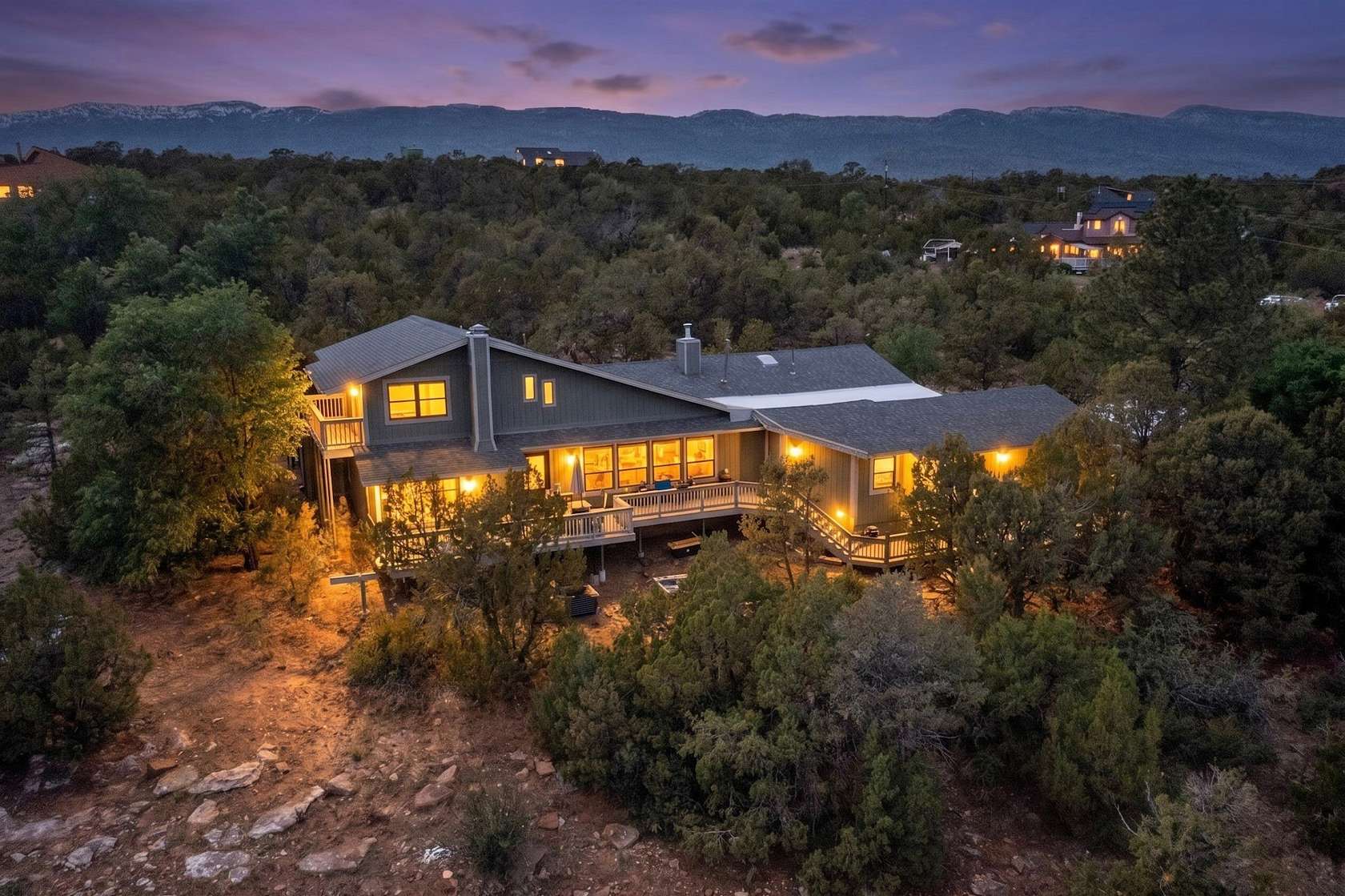 3 Acres of Land with Home for Sale in Cedar Crest, New Mexico