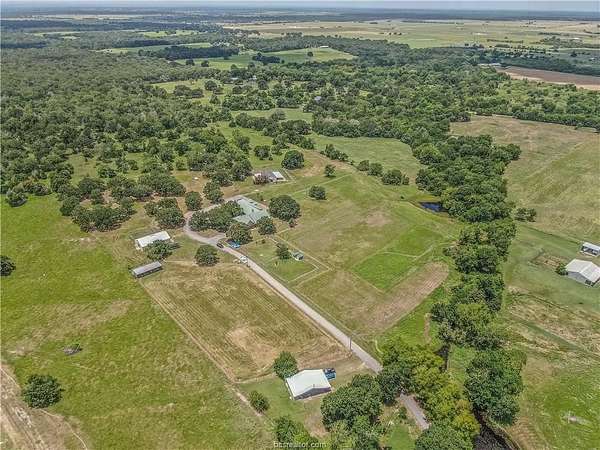 45 Acres of Agricultural Land with Home for Sale in Bryan, Texas