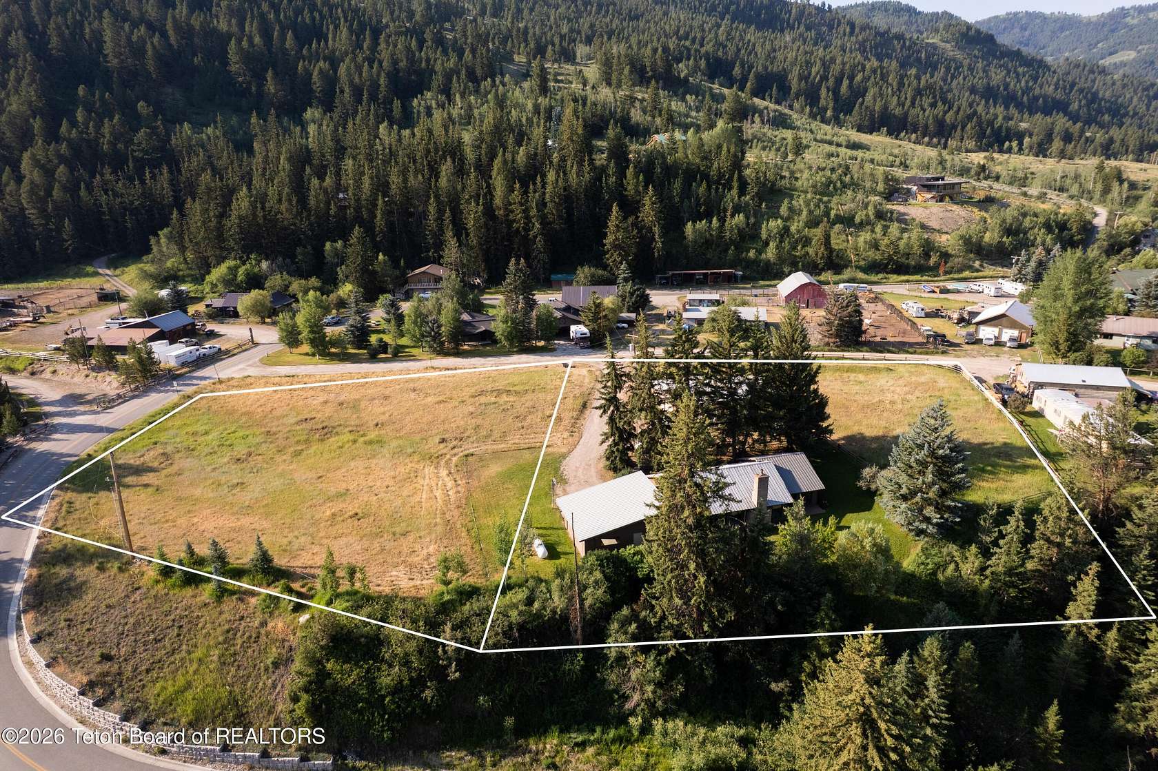 2 Acres of Land with Home for Sale in Jackson, Wyoming