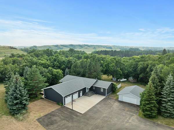 3 Acres of Land with Home for Sale in Burlington, North Dakota