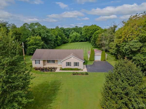 5 Acres of Land with Home for Sale in New Vienna, Ohio
