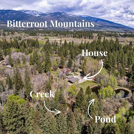 10 Acres of Land with Home for Sale in Victor, Montana
