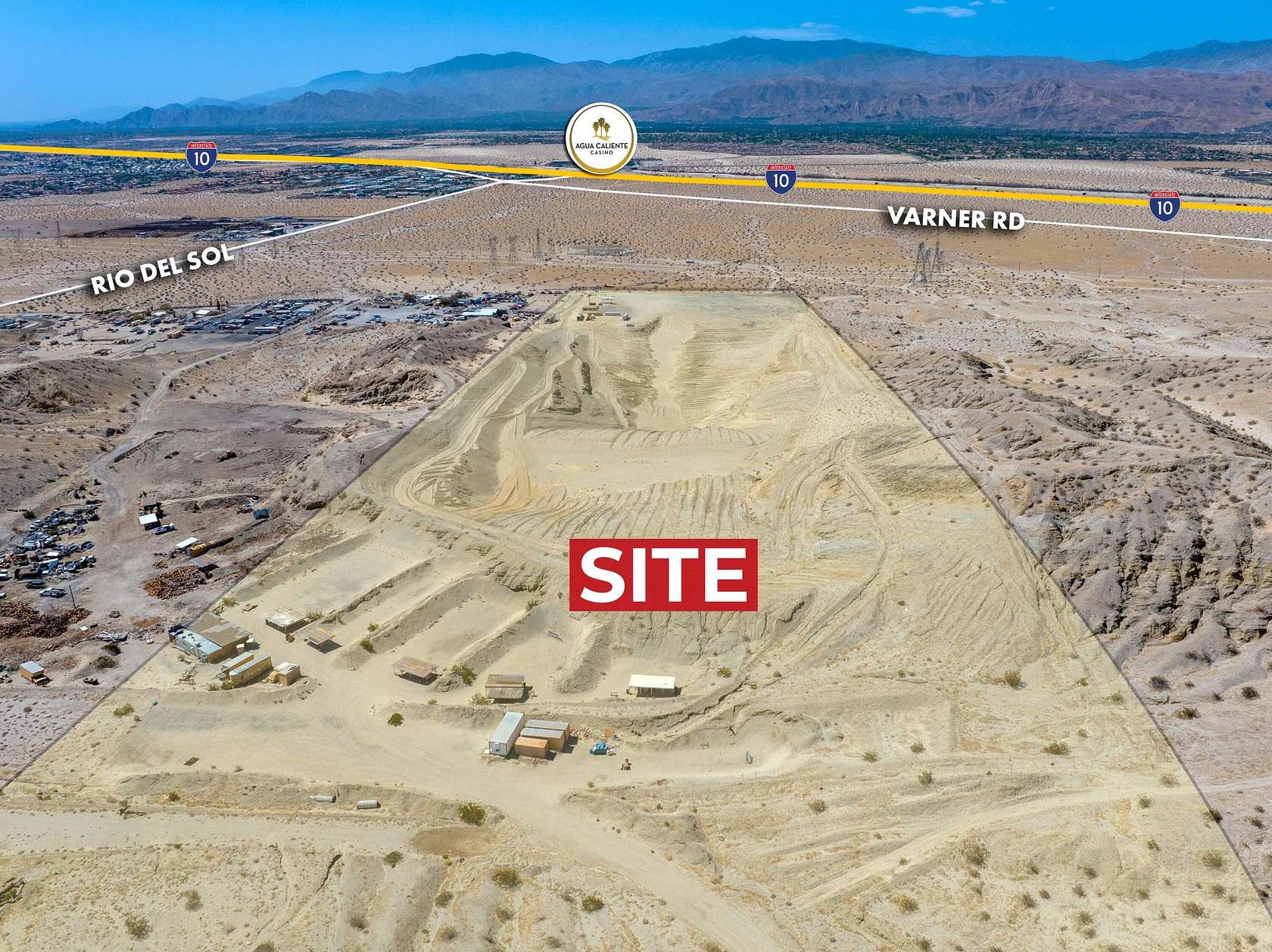 40 Acres of Commercial Land for Sale in Thousand Palms, California