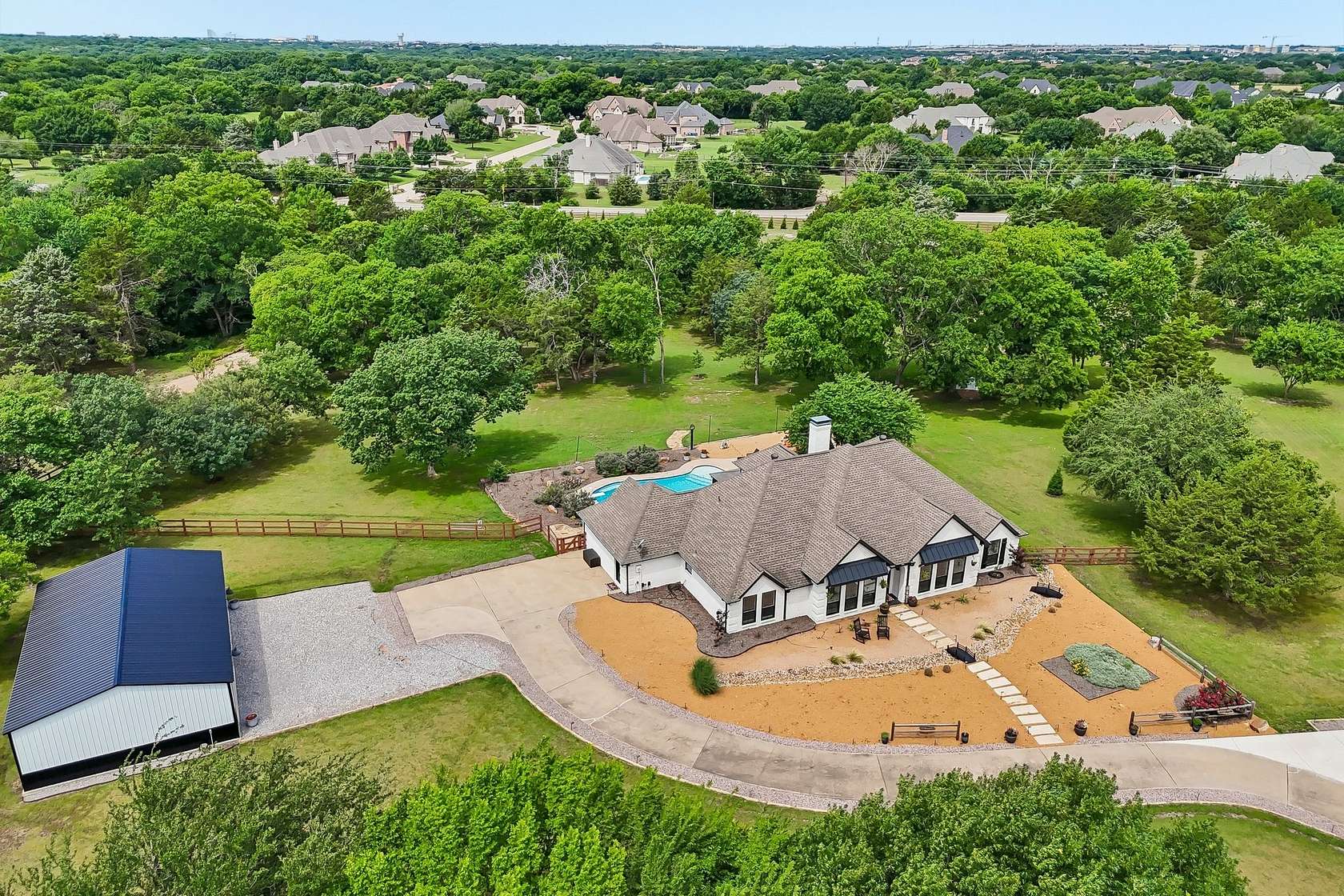 4.26 Acres of Land with Home for Sale in Fairview, Texas