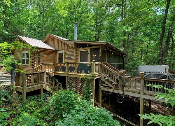 1.85 Acres of Land with Home for Sale in Blue Ridge, Georgia