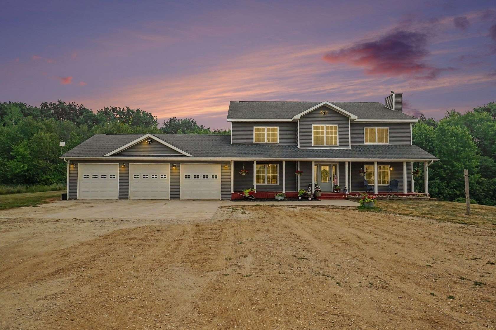 40 Acres of Agricultural Land with Home for Sale in Rosebush, Michigan