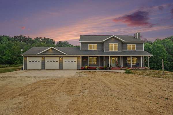 40 Acres of Agricultural Land with Home for Sale in Rosebush, Michigan