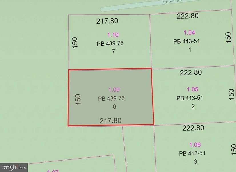 0.75 Acres of Land for Sale in Laurel, Delaware