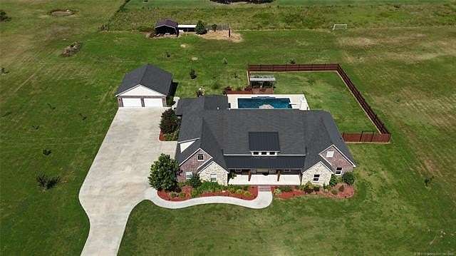 6.66 Acres of Land with Home for Sale in Fort Gibson, Oklahoma