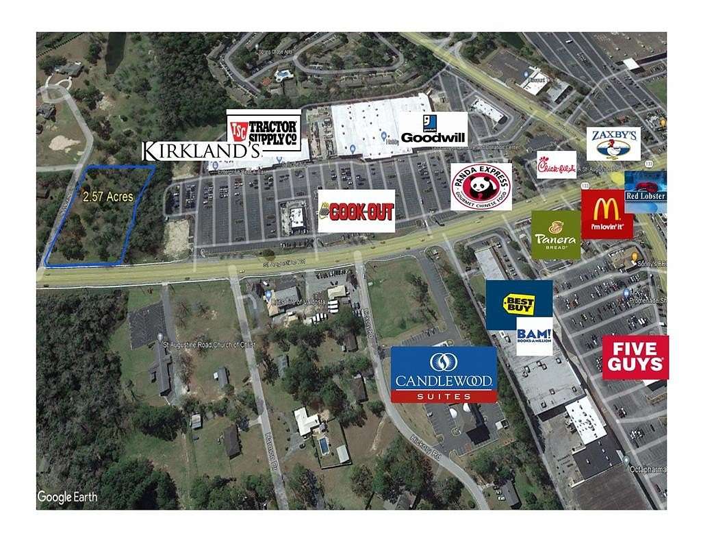 2.54 Acres of Commercial Land for Sale in Valdosta, Georgia
