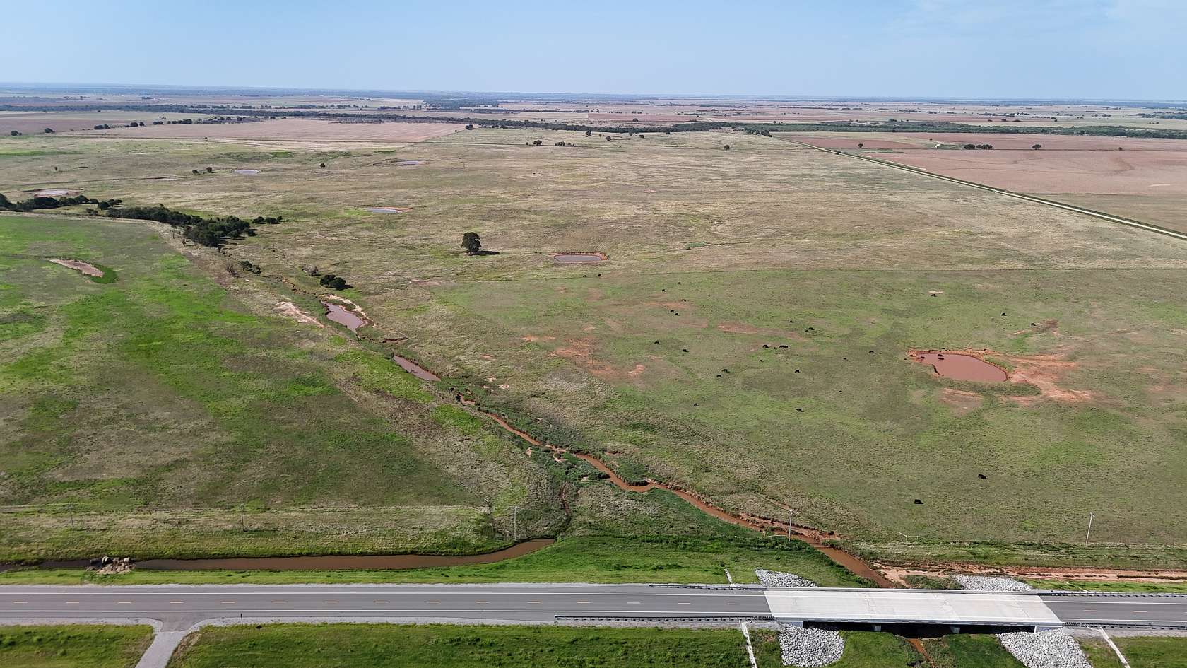 152 Acres of Agricultural Land for Auction in Temple, Oklahoma