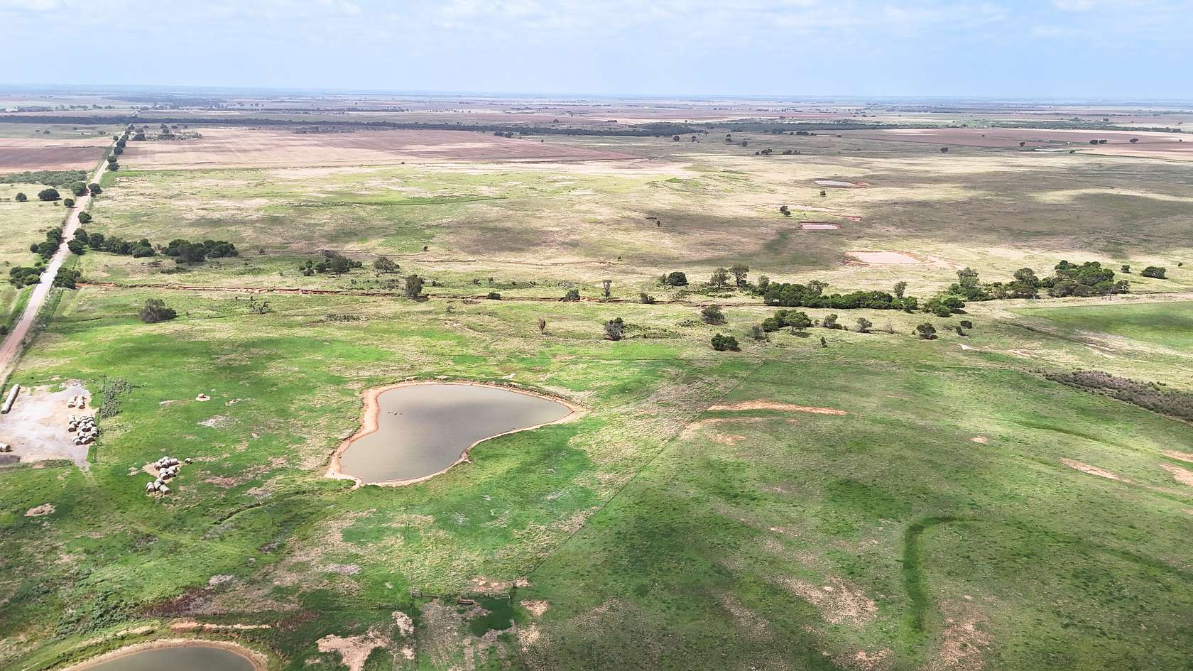 160 Acres of Agricultural Land for Auction in Temple, Oklahoma