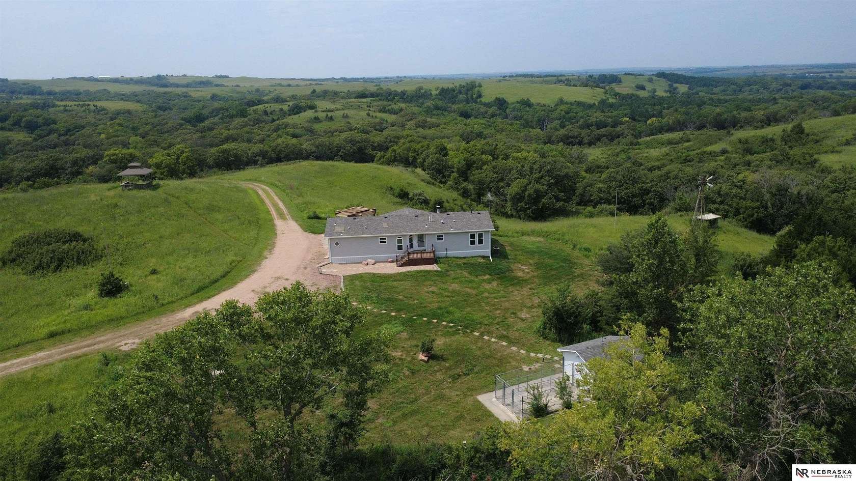 7.5 Acres of Land with Home for Sale in Fairbury, Nebraska
