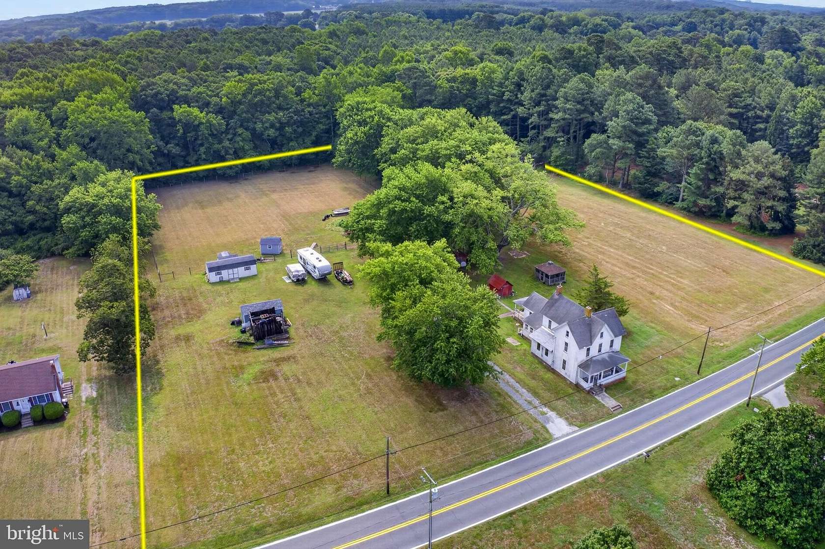 3.68 Acres of Land with Home for Sale in Snow Hill, Maryland