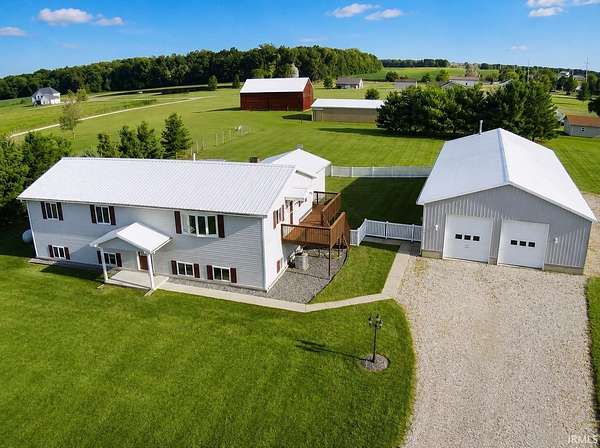 3.59 Acres of Land with Home for Sale in Huntington, Indiana
