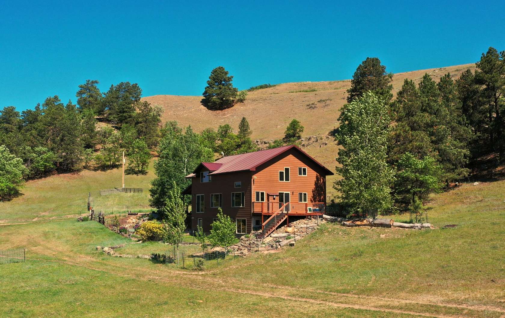 49.5 Acres of Land with Home for Sale in Aladdin, Wyoming
