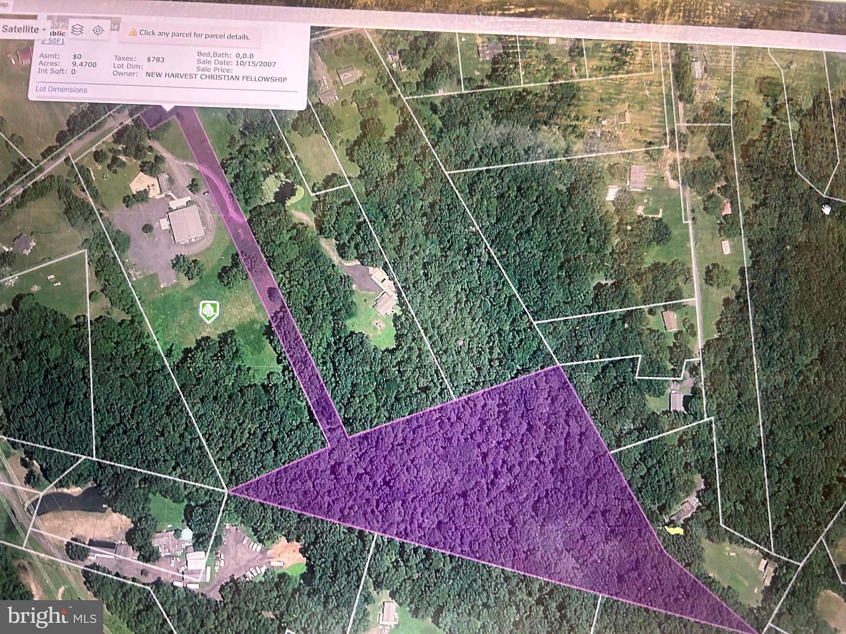 9.47 Acres of Land for Sale in Amissville, Virginia