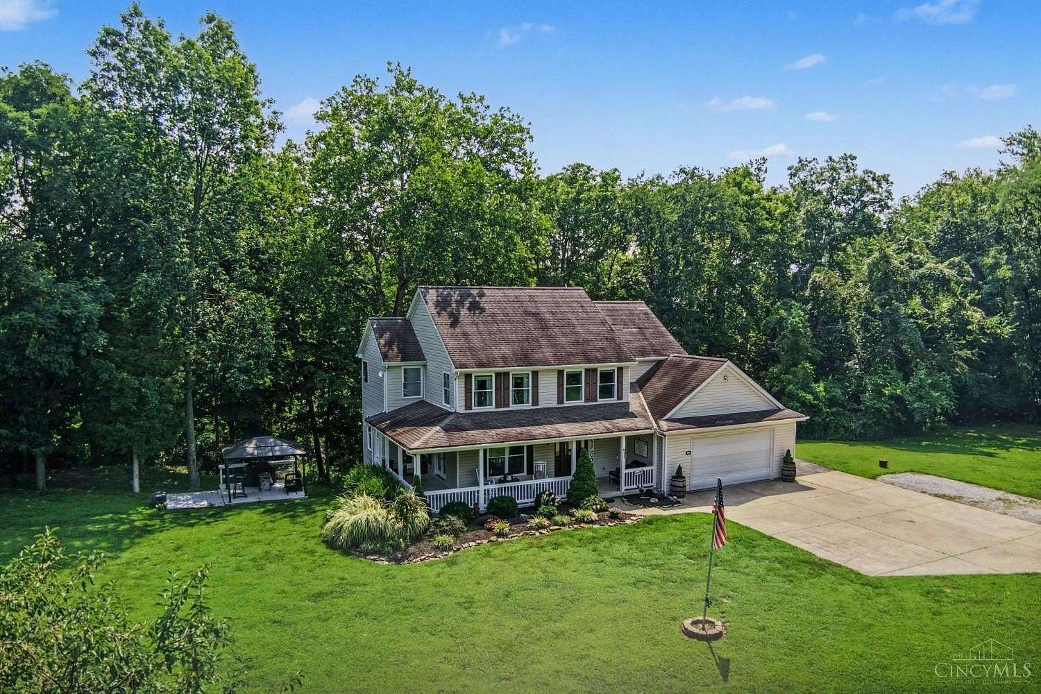 5 Acres of Land with Home for Sale in Batavia Township, Ohio