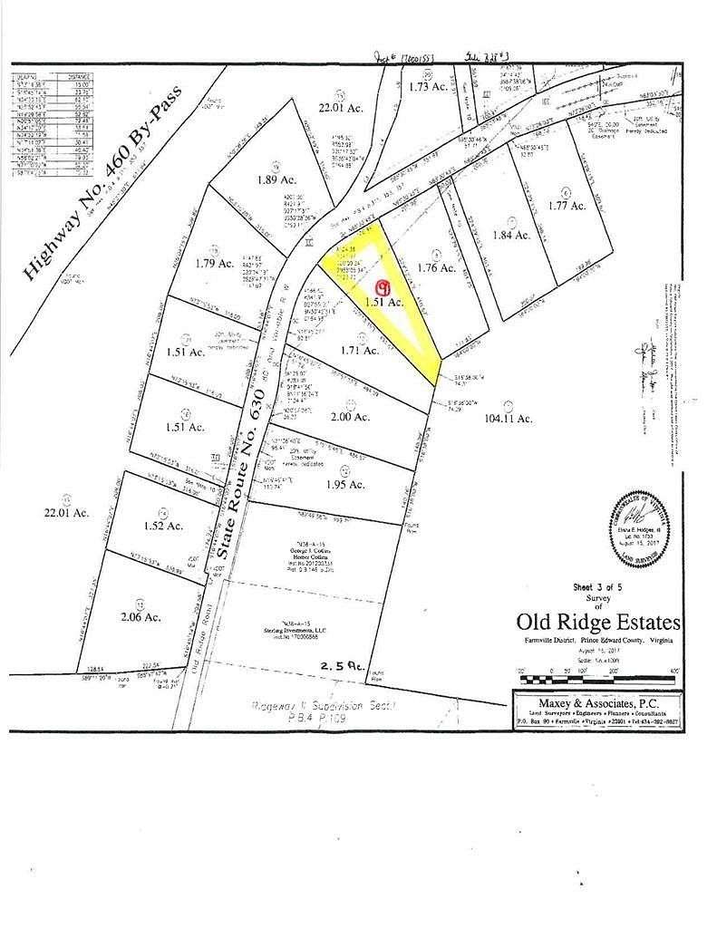 1.5 Acres of Land for Sale in Farmville, Virginia