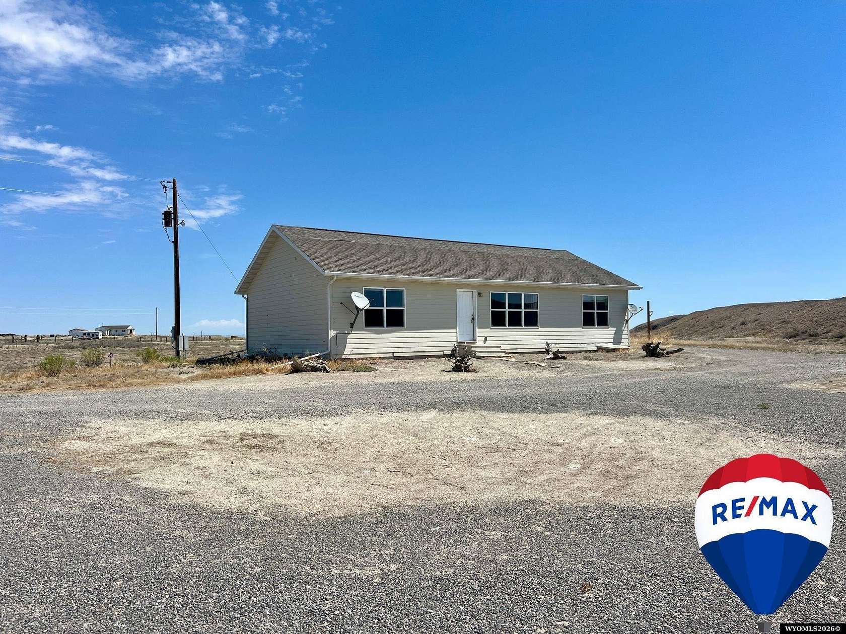 9.1 Acres of Land with Home for Sale in Riverton, Wyoming