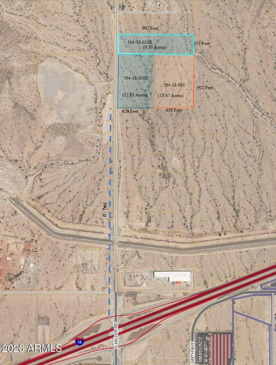 9.7 Acres of Residential Land for Sale in Buckeye, Arizona