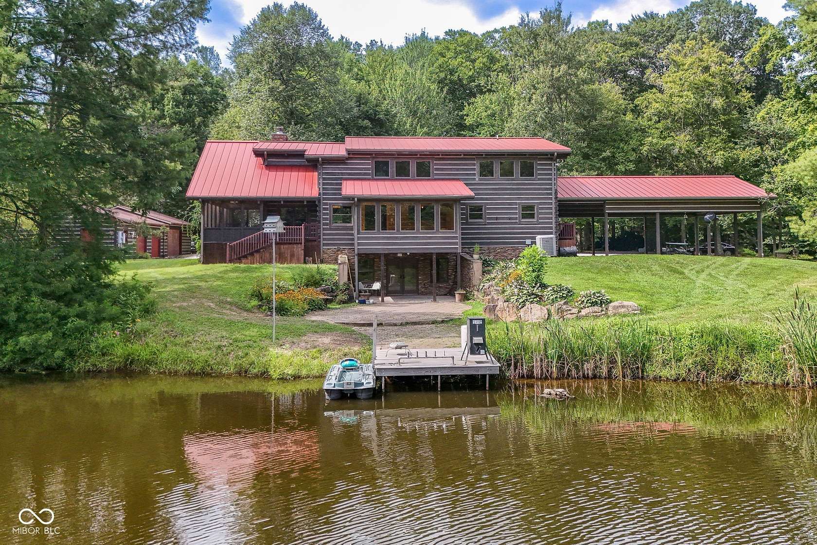 40 Acres of Recreational Land with Home for Sale in Poland, Indiana
