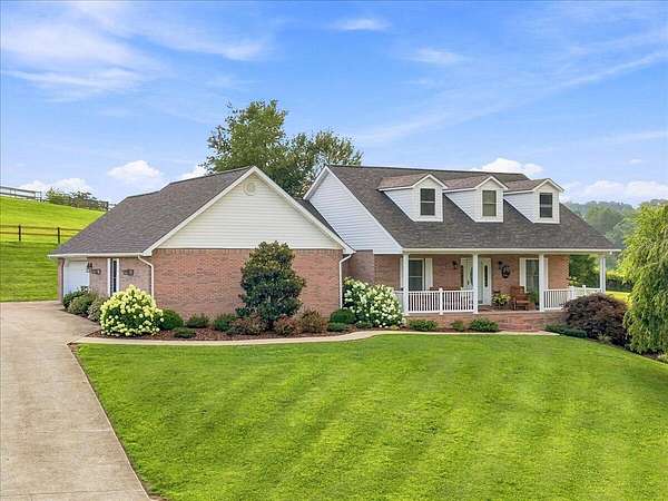 6.5 Acres of Land with Home for Sale in Greeneville, Tennessee